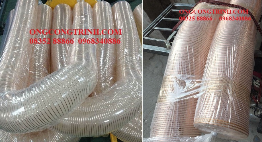 ống hút bụi lõi thép phi 350